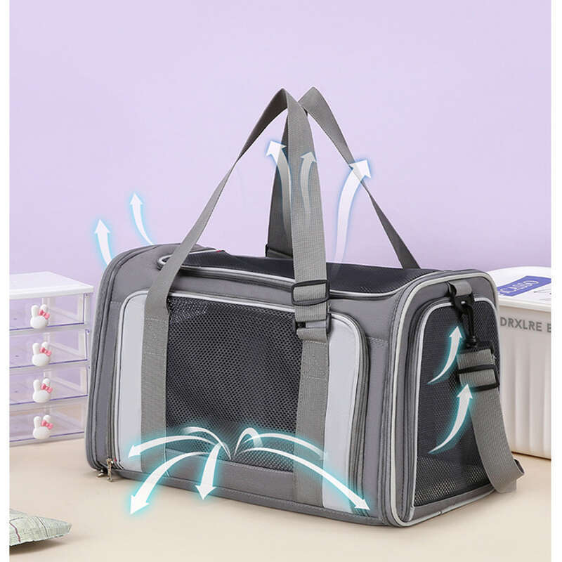 Sac à bandoulière pour chat, portable et respirant, pliable, grande capacité, pour animal de compagnie_voghion.com