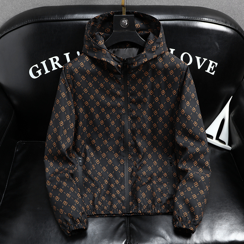 Station de vêtements pour hommes, veste de commerce extérieur pour hommes, nouvelle veste à capuche tendance d'automne, hauts et manteaux résistants au froid pour hommes