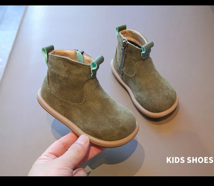 Herbst Winter Baby Jungen Mädchen Oxford Wildleder Kinder Casual Kidsnest Outdoor Anti-rutsch Kleinkind Schuhe Plüsch_voghion.com