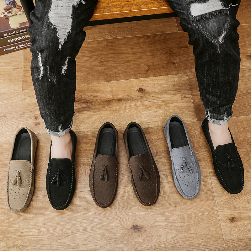 2025 Dou Spring British Modische Su Herren Casual Leder Lazy Kick Driving Weiche Sohle Trendy Schuhe 58E2_voghion.com