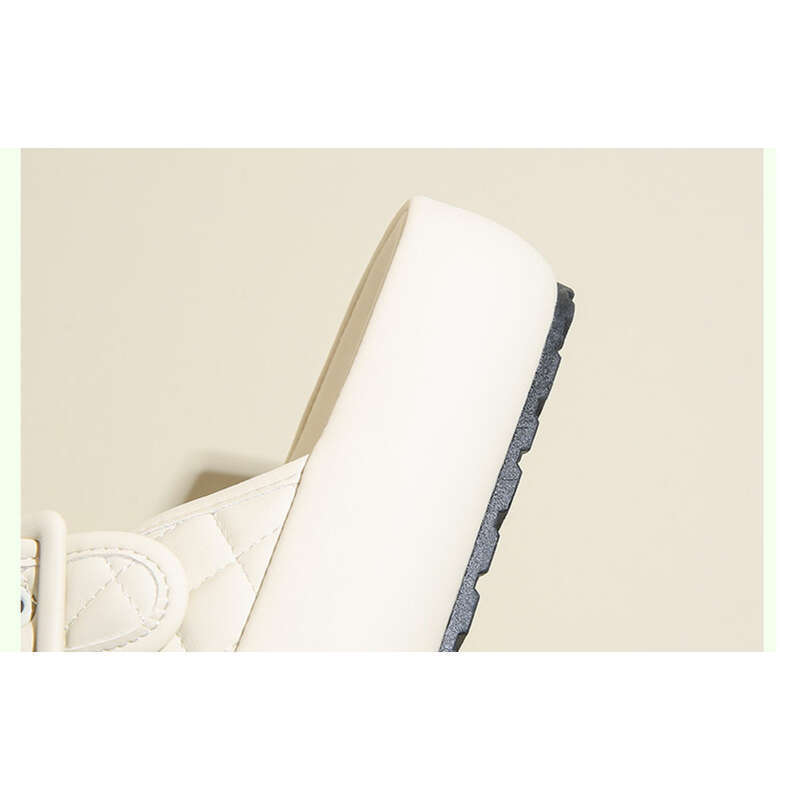 Romain One Strap Small Fragrant Style Thick Bottom Multifunctional Beach Slippers_voghion.com