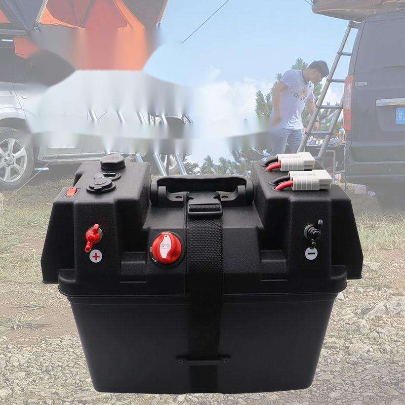 Praktische multifunktionale Outdoor-Lithium-12-V-Batteriebox für Offroad-RVs, selbstfahrende Autos, mobile Powerbank_voghion.com