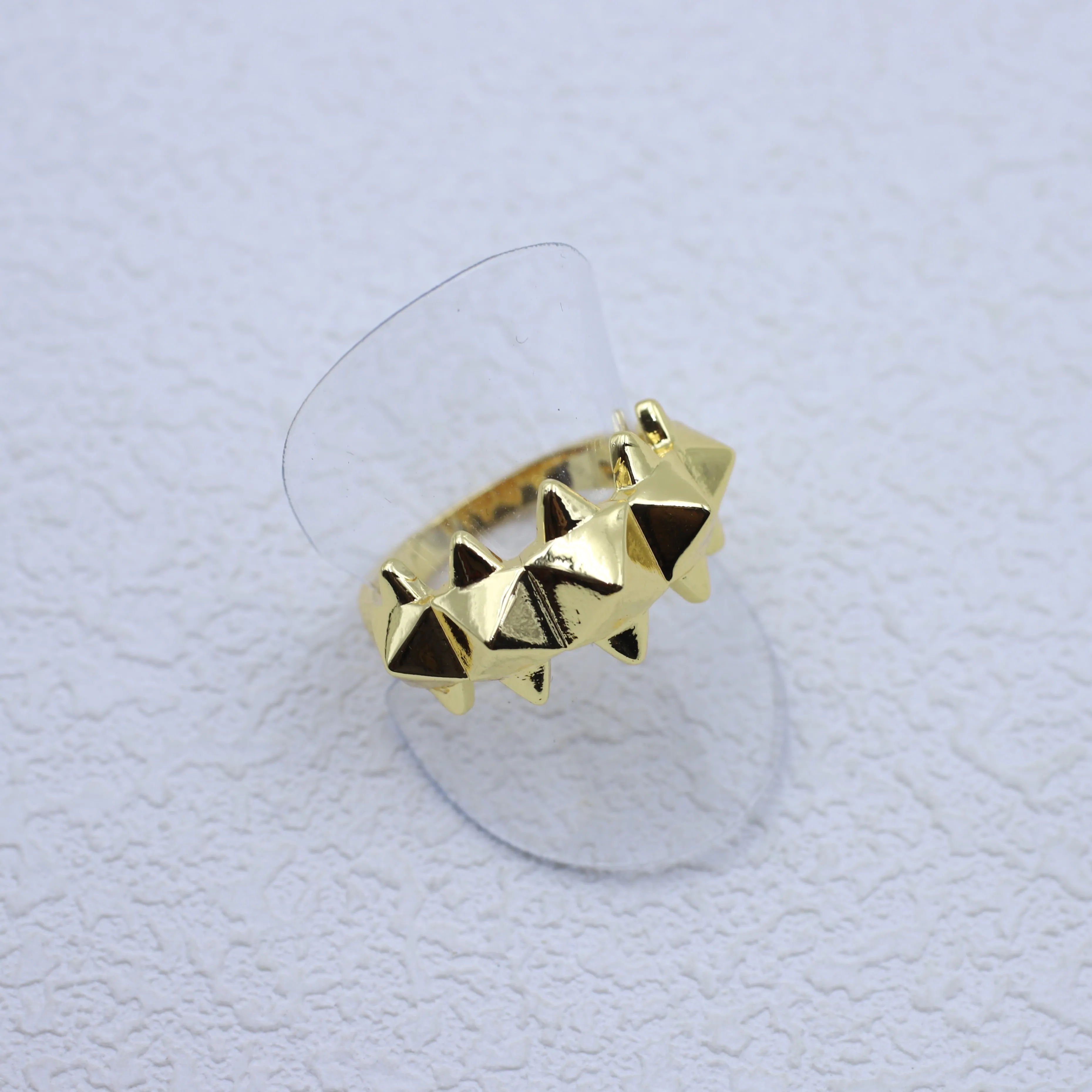 Necklace Earrings Set GUANXI Jewelry Women's Fashion Bangle And Ring Spikes Awl Gold Plated_voghion.com