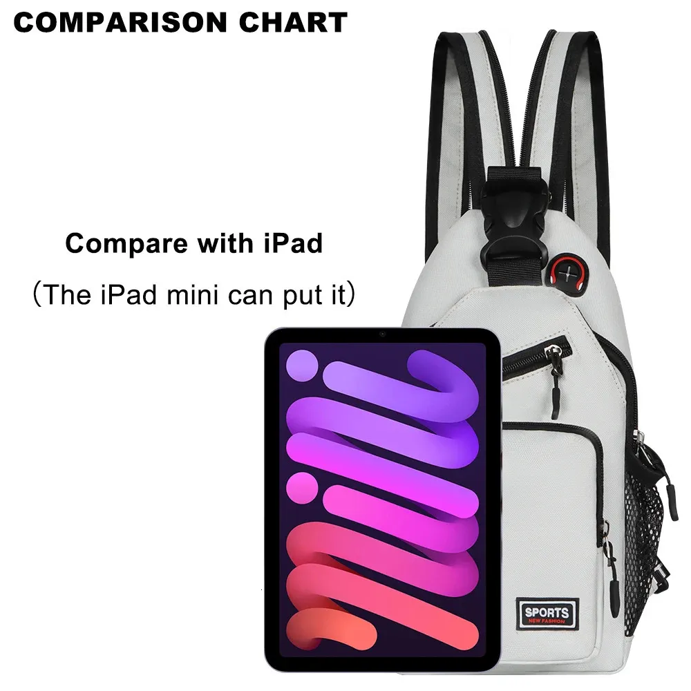 Polarshe Zaino da donna multifunzionale con spallaccio e foro per auricolari, borsa da lavoro per uomo, mini zaino da viaggio sportivo_voghion.com