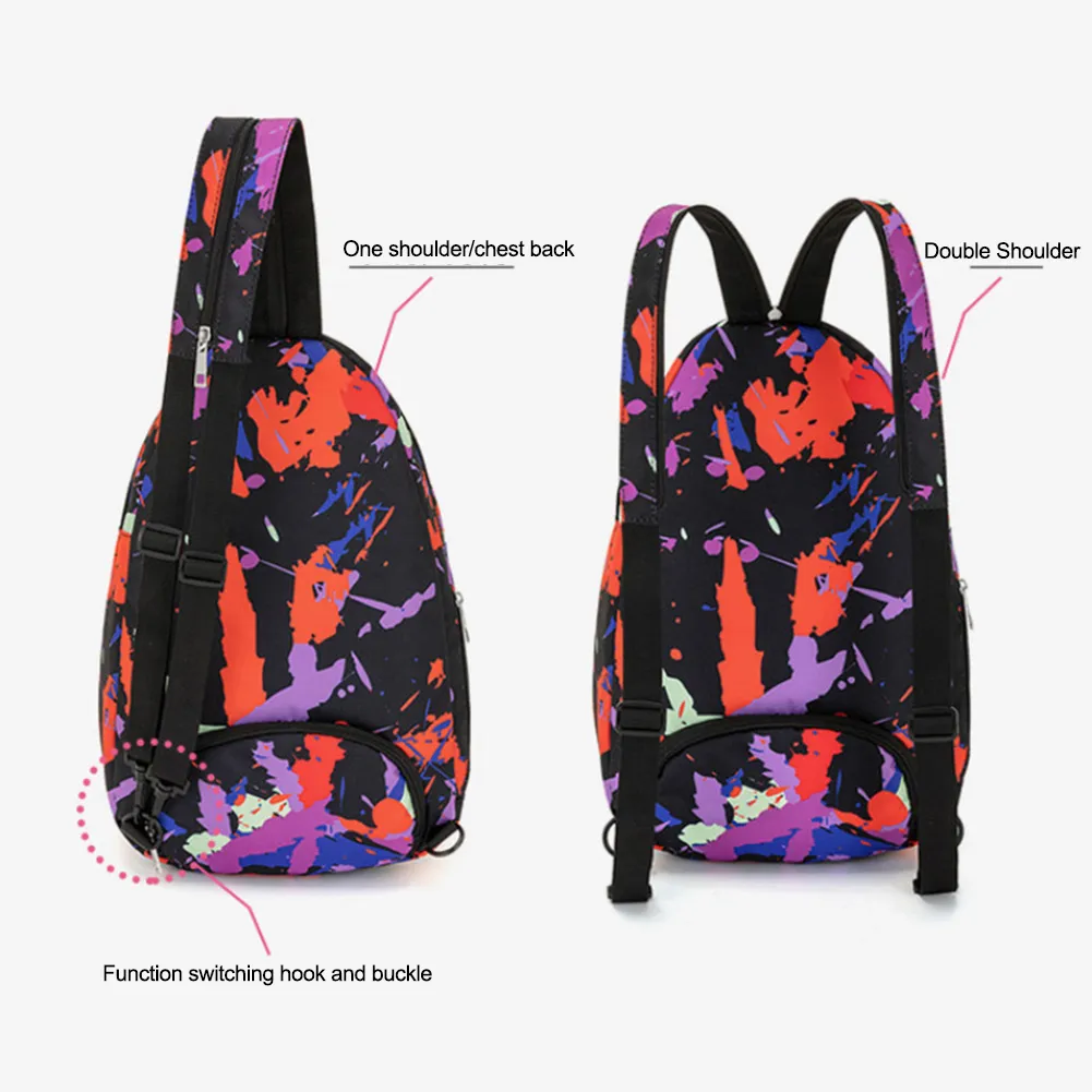 Sac à dos Oxford pour raquette de tennis, grande capacité, sacs de sport de badminton, multifonctionnels, résistants à l'usure, avec fermeture éclair, pour l'extérieur_voghion.com