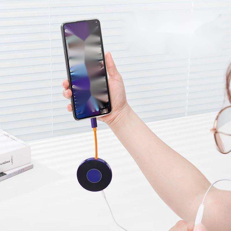 【 Eliminate Noise 】 Sy Forest Island UFO External Sound Card Portable Live Recording Instrument Mobile Computer Android_voghion.com