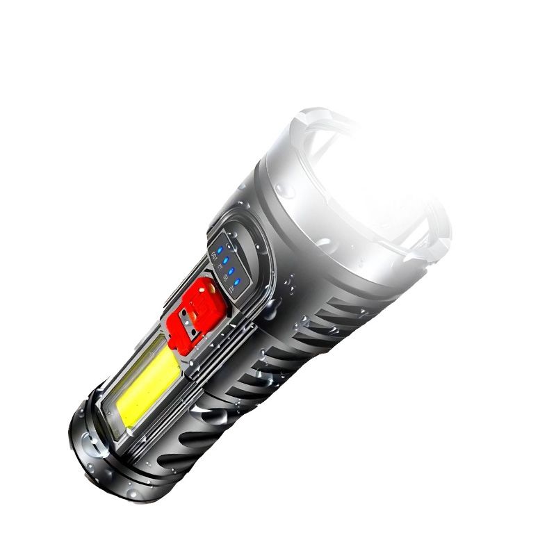 Portable Rechargeable LED Flashlight For Camping & Hiking_voghion.com