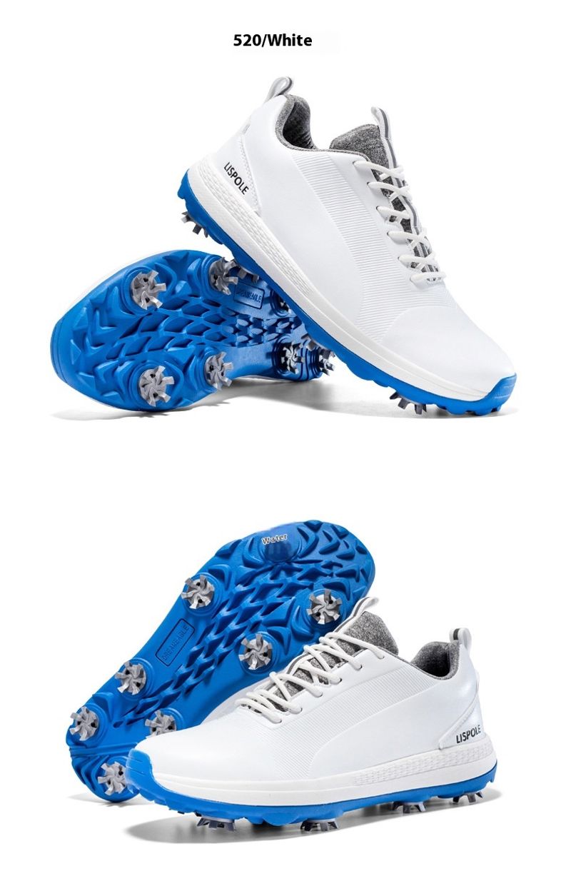 Primavera e verão novos homens golfe respirável quebrado spikes antiderrapante botão fivela ao ar livre casual sapatos esportivos_voghion.com
