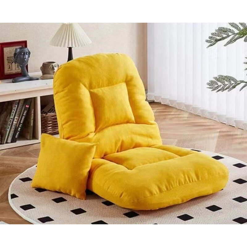 Dormitory Student Bed Backrest Netflix Folding Small Lazy Sofa Tatami Bedroom Windowsill Chair_voghion.com