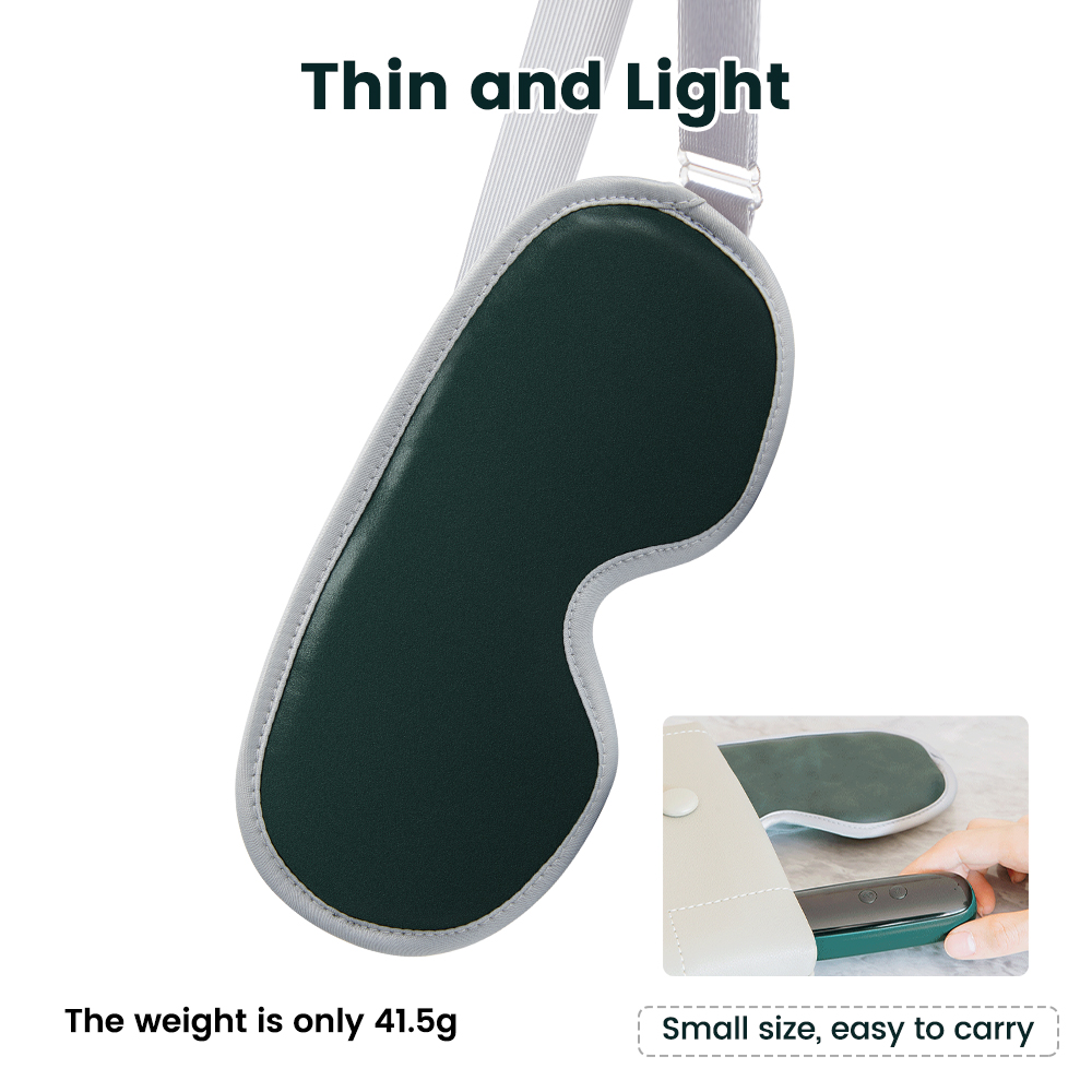 3D Heated Eye Mask Electric Eye Massager Portable Blindfold Sleeping Mask for Dry Eyes Blepharitis Fatigue Relief Eye Protection_voghion.com