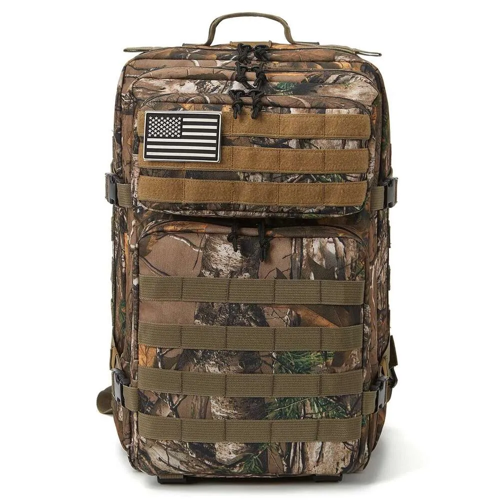 Qt&Qy Tactical Backpac 45L Large Capacity Man 3 Days Molle Hking Bags For Outdoor Trekking Camping Backpack_voghion.com