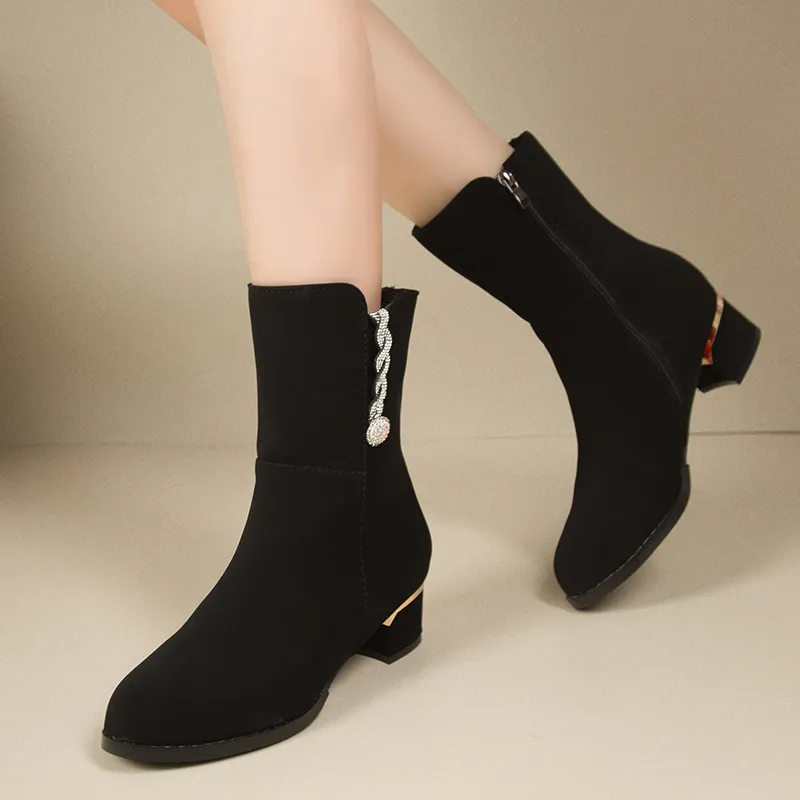 Women's Boots Autumn Winter Fashionable Design Minimalist Style Comfortable Free Shipping Size_voghion.com