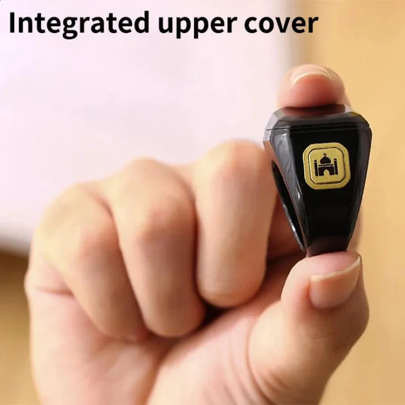 Muslimsk Smart Ring Tally Tasbeeh-räknare 5 Bönetidspåminnelse Bluetooth-högtalare 240730_voghion.com