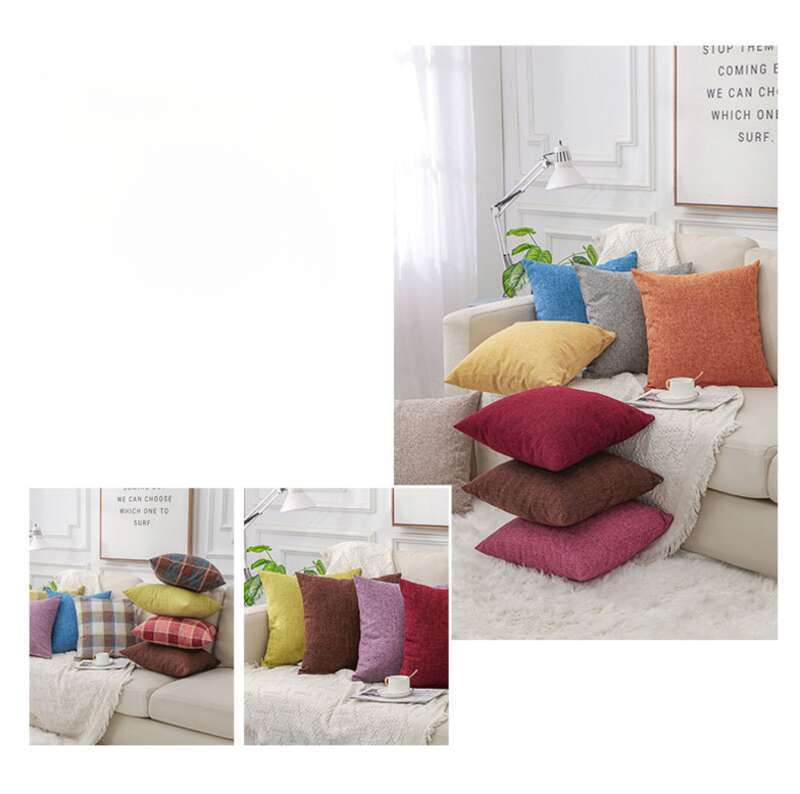 Solid Color Sofa Living Room Cushion, Bed Head Large Backrest Set_voghion.com