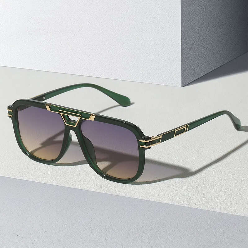 VOOTHOST Mote Firkantede Solbriller Kule Herre Vintage Merkedesign Solbriller Dame UV400 Skygge Oculos De Sol F0223_voghion.com