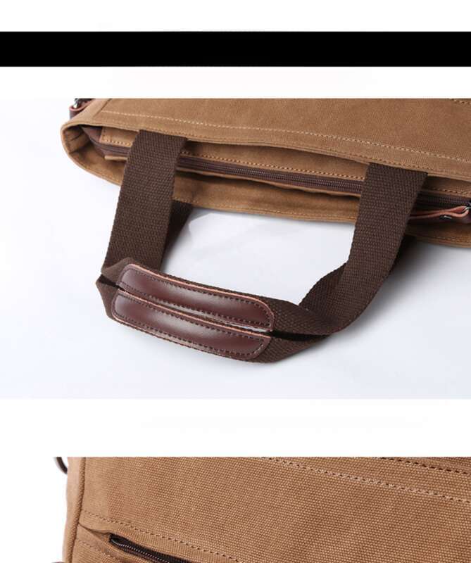 Men's Canvas Shoulder Computer Bag_voghion.com
