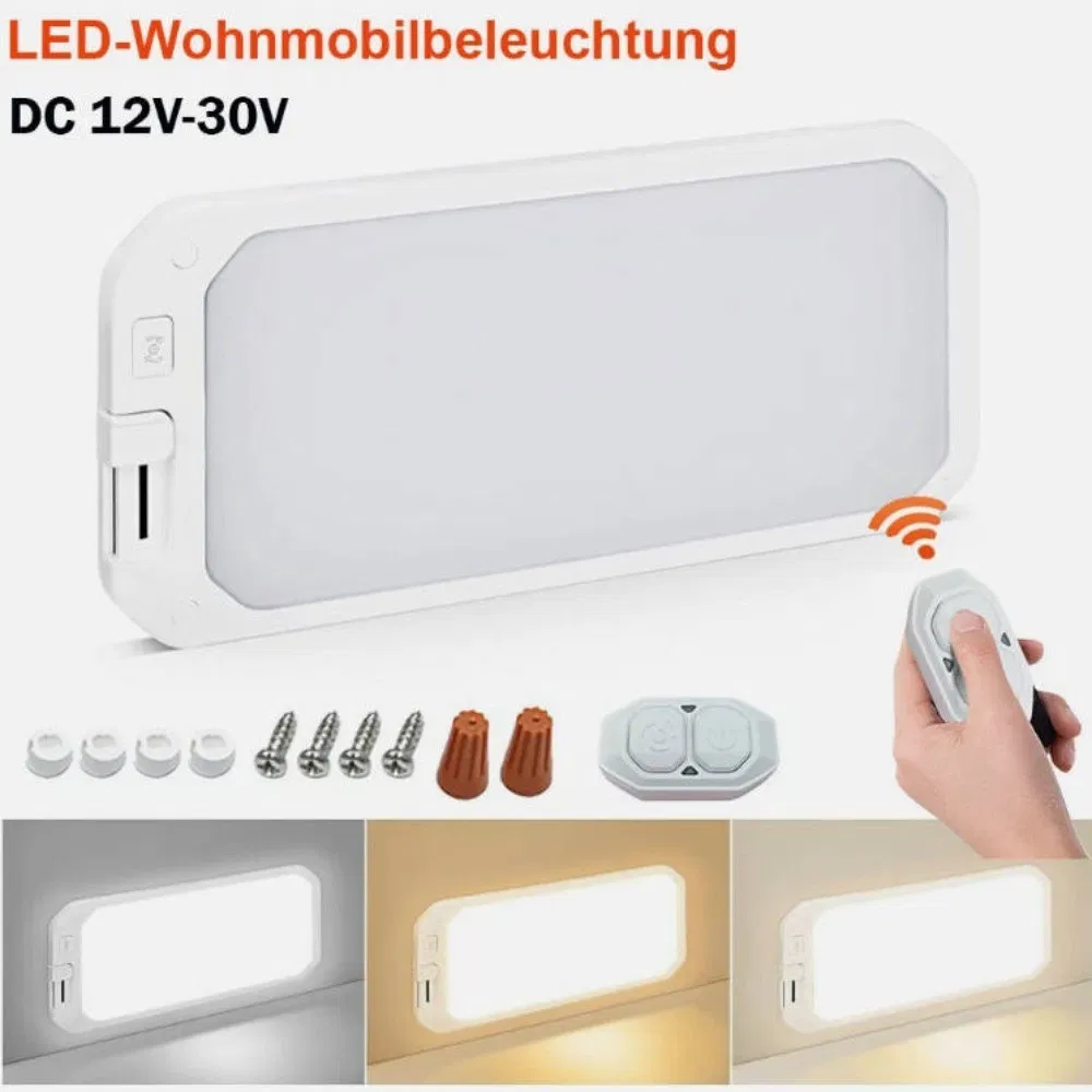 Spot LED de plafond à intensité variable 12V/30V pour intérieur de camping-car ou caravane_voghion.com