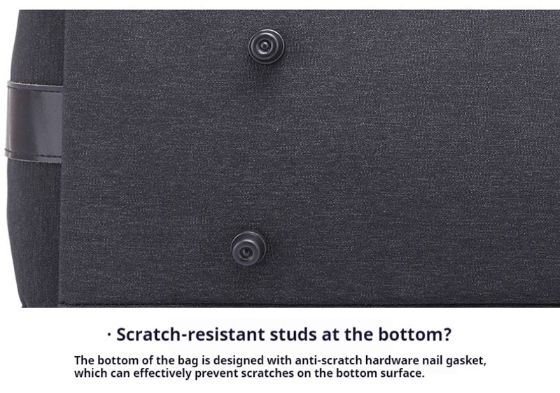 Schwarze neue faltbare Aufbewahrungsreisetasche mit großem Fassungsvermögen, modische wasserdichte Fiesstasche,_voghion.com