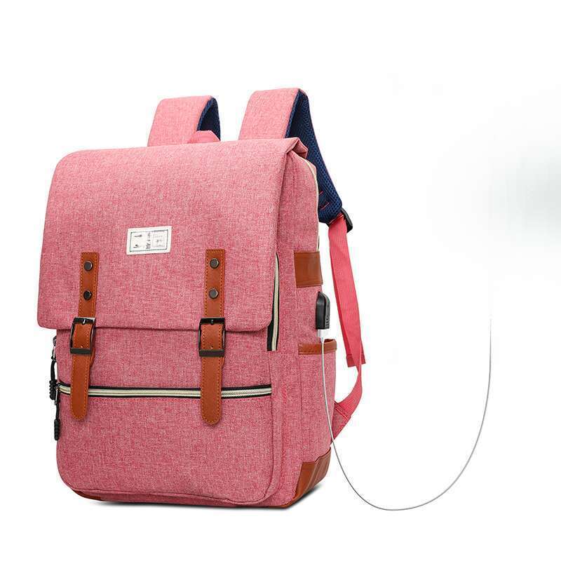 New Large Capacity USB Charging Business Fashion Computer Backpack_voghion.com
