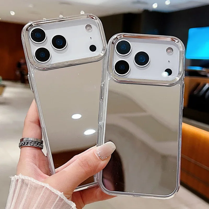 Luxury Mirror Phone Case For Iphone Shockproof Protective Cover_voghion.com