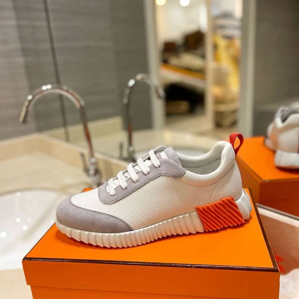 Scarpe da ginnastica da uomo, stile casual, in pelle e rete, con lacci, sportive, con suola in gomma, basse, stile street._voghion.com