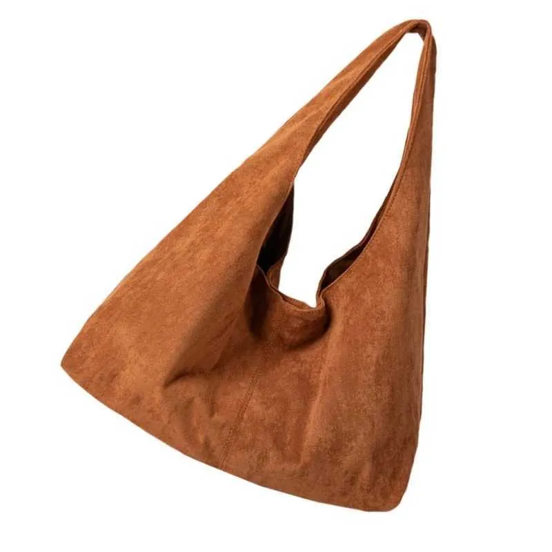 Borsa a tracolla singola retrò casual invernale da donna, borsa larga sotto le ascelle, adatta per vari OcnC241214_voghion.com