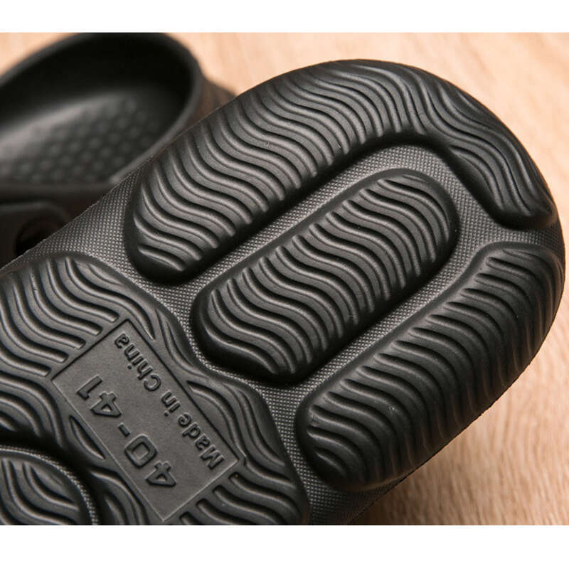 Men's Summer Outerwear, Soft Slippers Breathable, Non-slip, Thick Bottom Sandals For Sport And Casual,_voghion.com