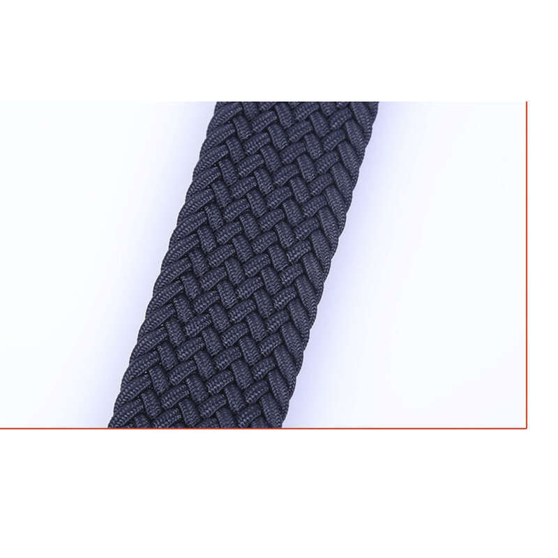 Stretch Canvas Casual Woven Pin Buckle Belt Quick Shake_voghion.com