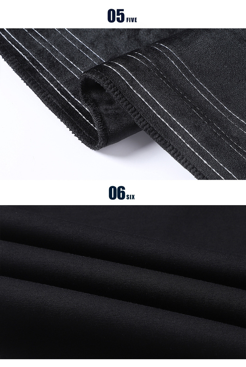 Frühling Und Winter Freizeit Sport Anzug Männer Lose Fett Kleid Füße Lange Hosen Strickjacke Drei-stück Set_voghion.com