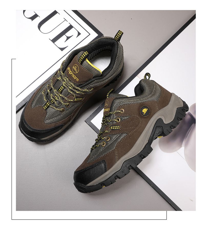 Plus-große wasserdichte langlauf comfort sport outdoor freeizeit Wanderschuhe Wandern_voghion.com