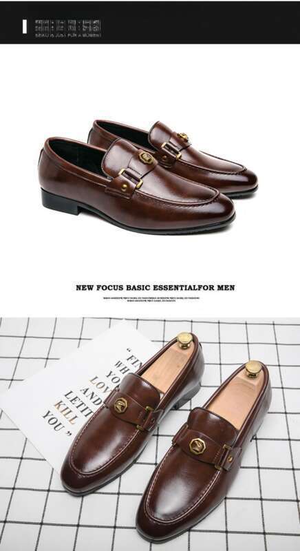 Heren Hoge Kwaliteit Leren Loafers Heren Casual Schoenen Mocassins Slip On Heren Flats Mode Heren Schoenen Mannelijke Rijschoenen Maat_voghion.com