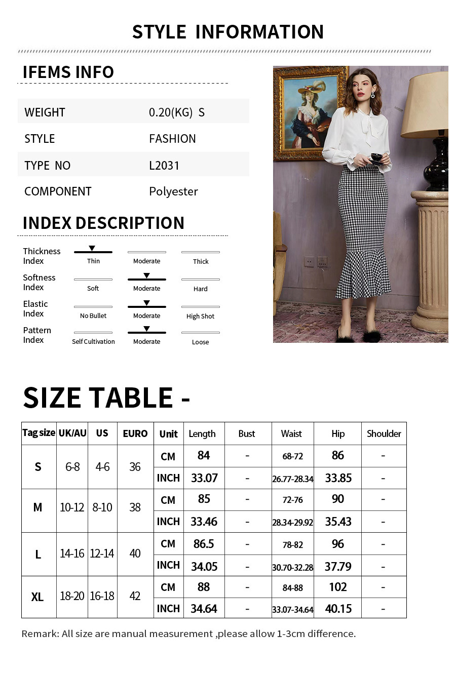 Women's Slim Skirt High Waist Slimming Fishtail Package Hip A-Line Skirt_voghion.com