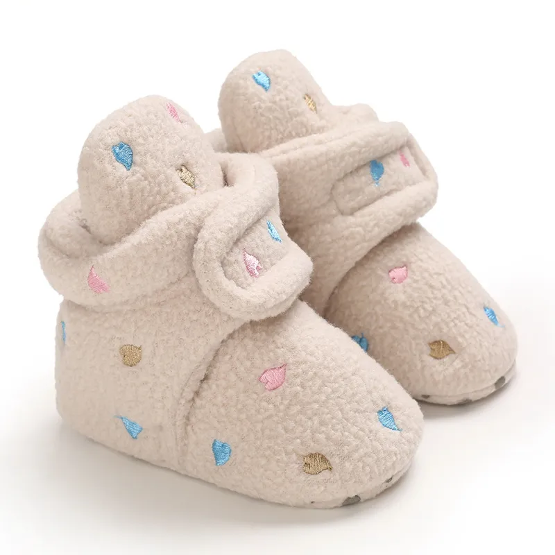 Newborn Baby Socks Boy Girl Enfant Toddler First Walkers Booties Cotton Comfort Soft Anti-slip Warm Littlesprouts Infant_voghion.com
