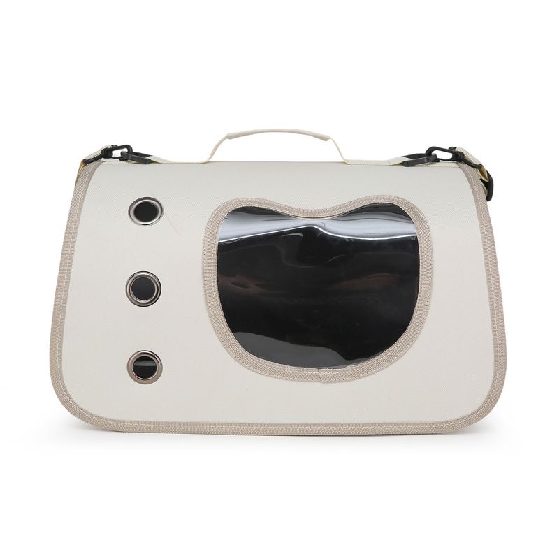 Haustiertasche, tragbare Tasche zum Ausgehen, Umhängetasche fürs Auto, kleine Hunde, atmungsaktiv, große Kapazität,_voghion.com