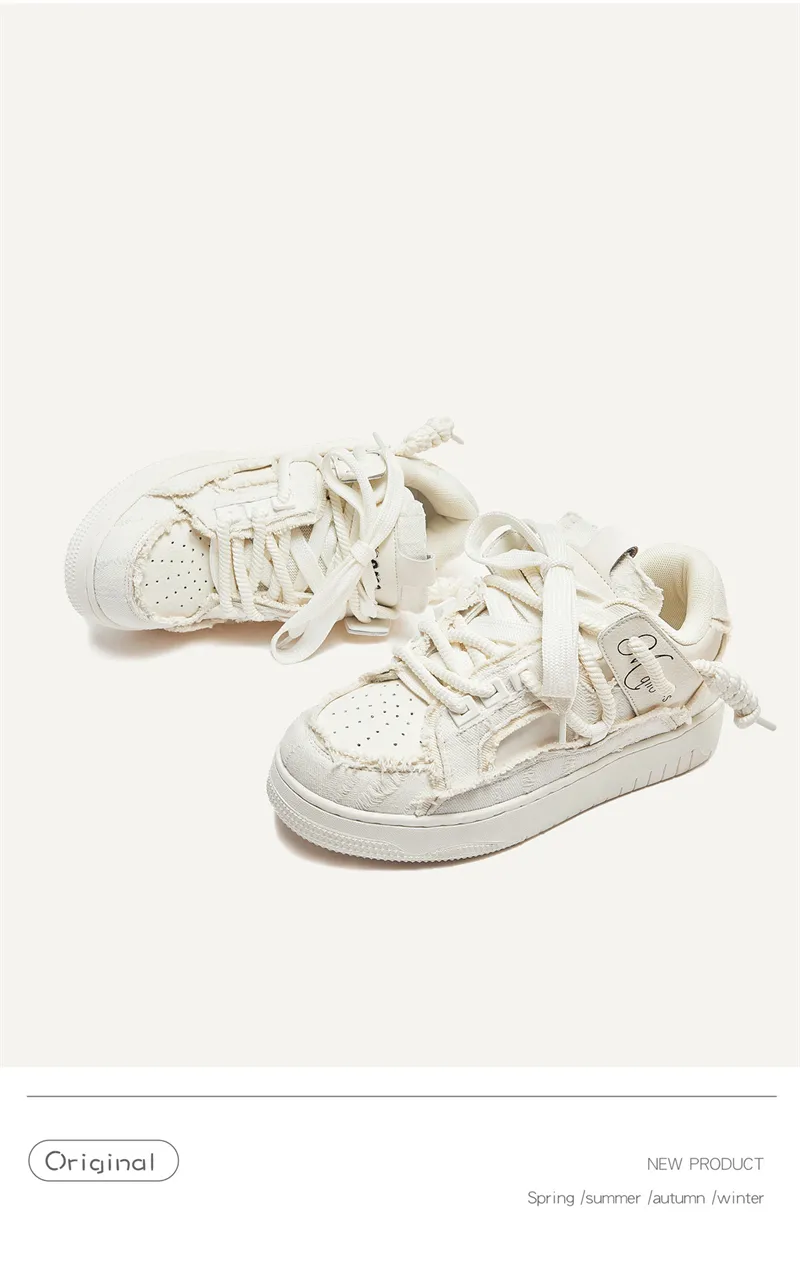 Scarpe da corsa bianche alla moda per uomo e donna coppia_voghion.com