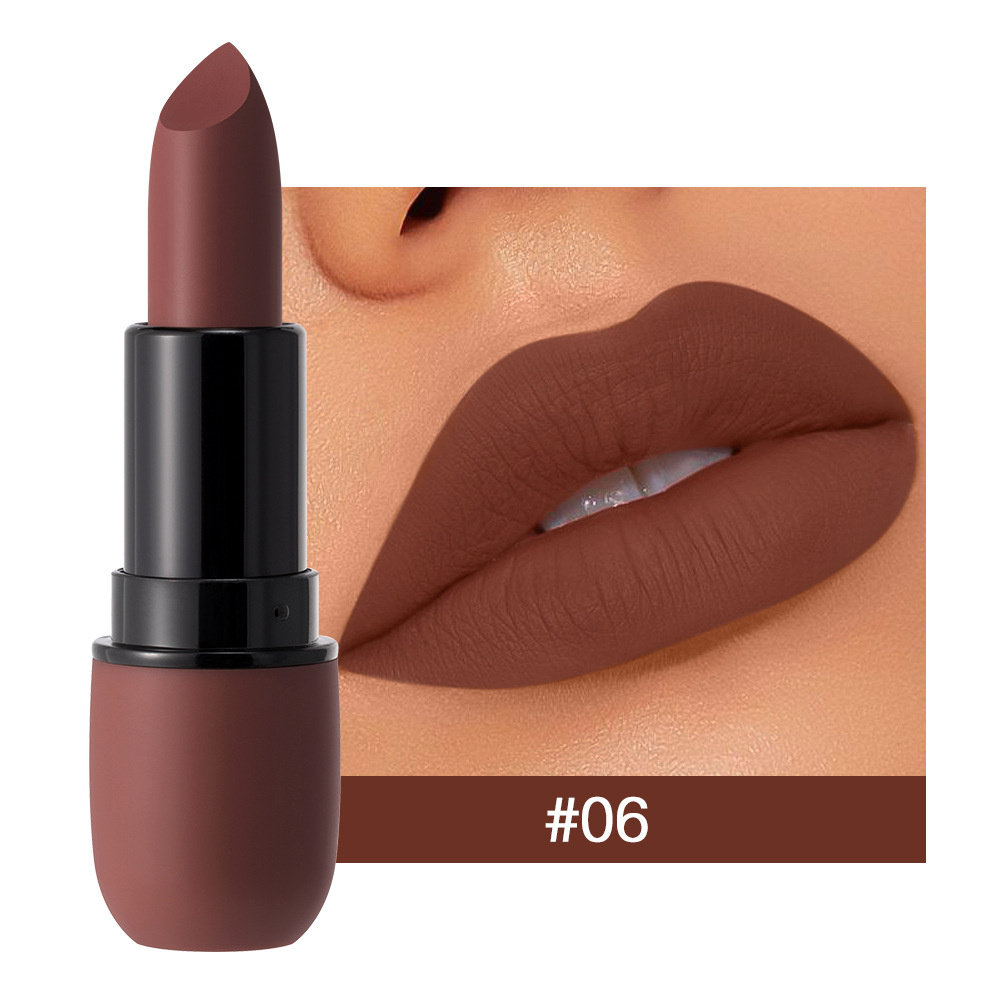1 lucidalabbra Soft Fog, 6 colori, trucco labbra, cosmetici idratanti, rossetto opaco Veet_voghion.com