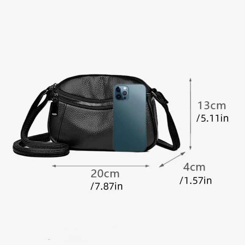 New Patchwork Single Shoulder Crossbody Head Layer Cowhide Small Bag Advanced Fashion SimpleC241216_voghion.com