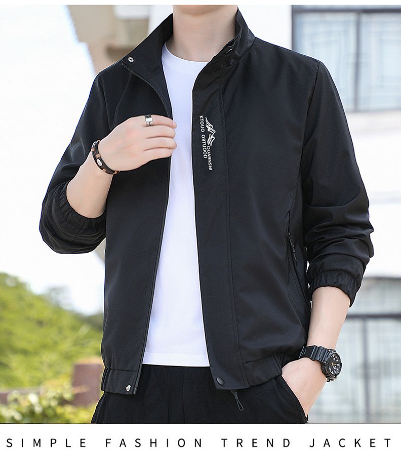 Jacke Mode und Winter locker lässig 2024 neue vielseitige Herrenjacke trendiges Herbstoutfit_voghion.com