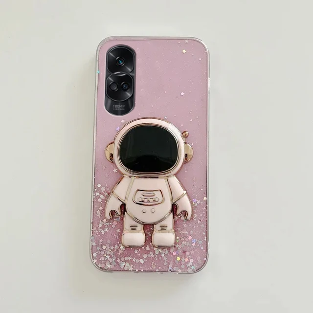 Für Huawei Y8P Y9 Prime 2019 Y7P P40 Lite P30 Pro P20 Y6P Y7A Y9S Nova 12 11 Astronaut Fold Stand Transparente Abdeckung_voghion.com