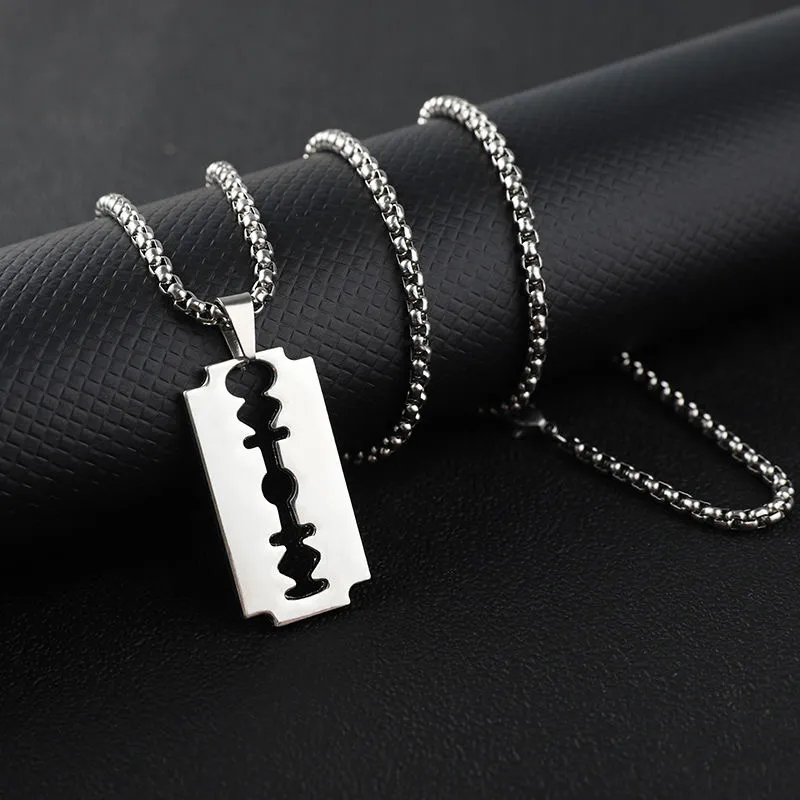 18 Karat Gold Edelstahl Hip Hop Halsketten kubanische Kette für Männer_voghion.com