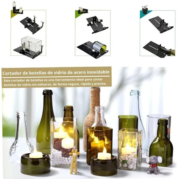 Glasflaschenschneider Set Für Runde Und Eckige Flaschen Handwerk_voghion.com