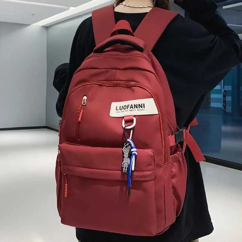 Sac à dos étanche de grande capacité pour hommes et femmes, sac d'école Cool pour fille et garçon, ordinateur portable pour étudiant, mode voyage féminin_voghion.com