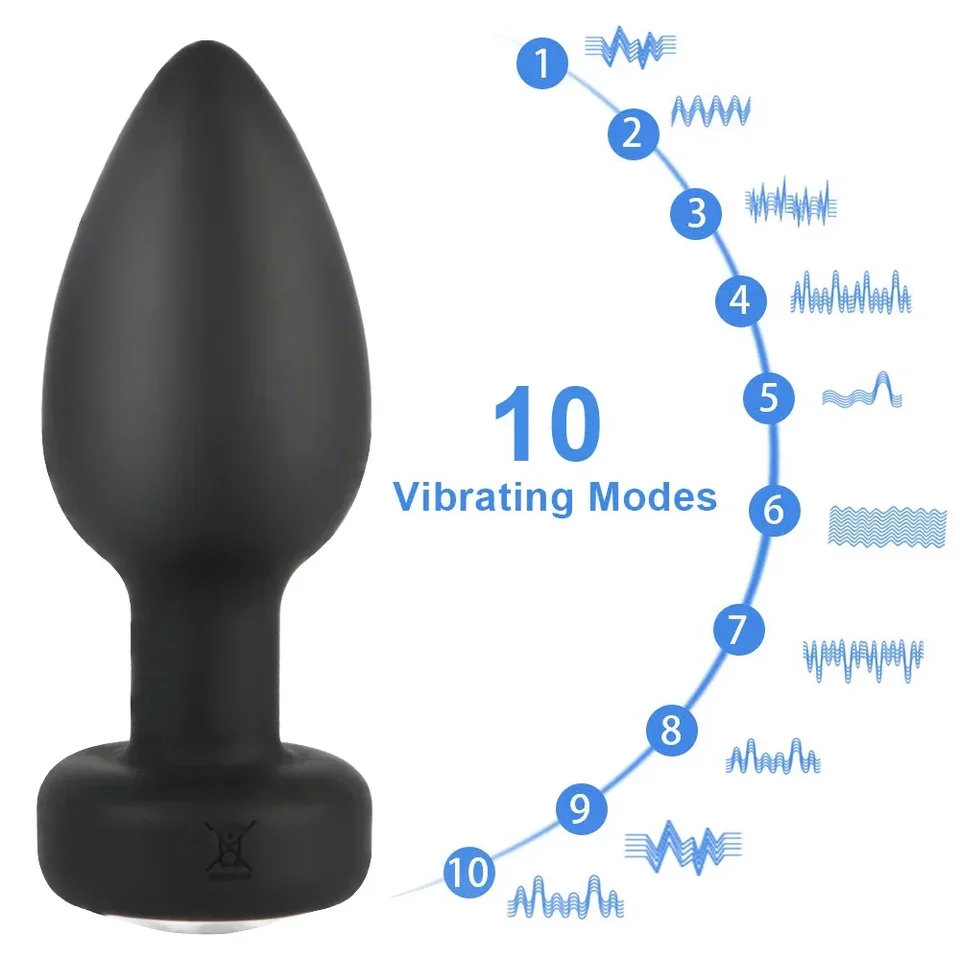 Analvibrator Mit App-steuerung Und 10 Vibrationsstufen Für Prostata_voghion.com