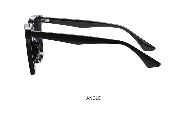 TR Polarized Large Frame Acetate Needle Arms Sunglasses_voghion.com