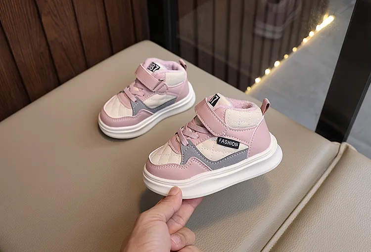 Zapatillas deportivas de invierno 2025 para niños y niñas, informales, antideslizantes, de Littlesprouts, para baloncesto._voghion.com