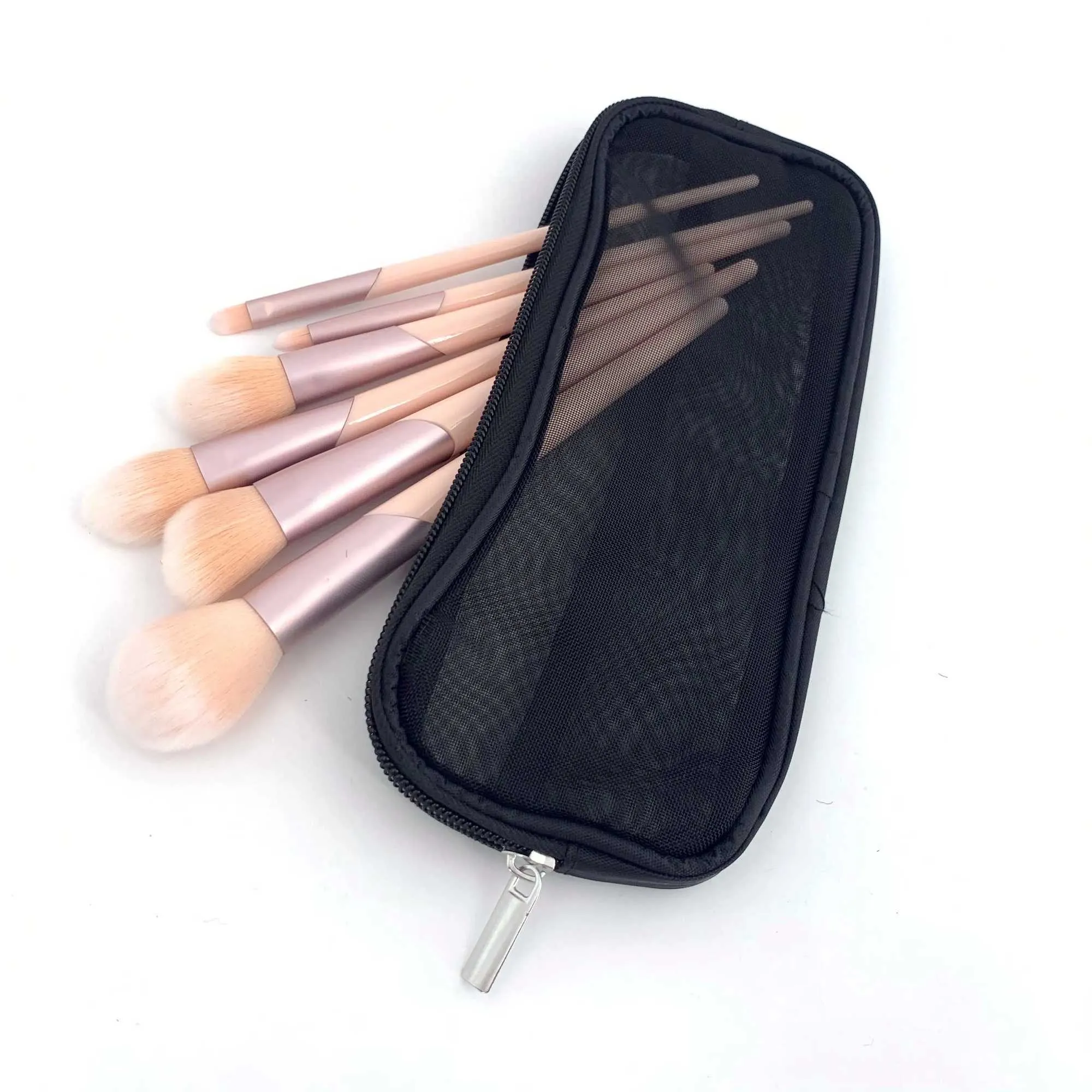 Make-up-Pinsel Reise-Make-up-Organizer Herren Beauty-Tools Mesh Dopp Kit Wäschesack Zubehör Y241023_voghion.com