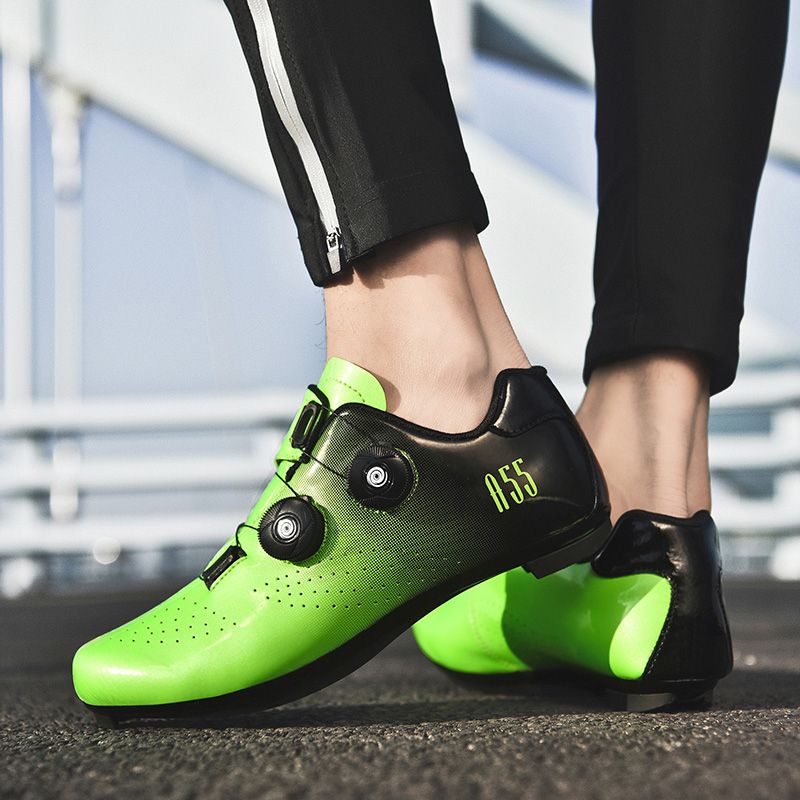 Cost performance Men's ultra light self-locking professional flat shoes, optional D-pedal, road bike compeon_voghion.com