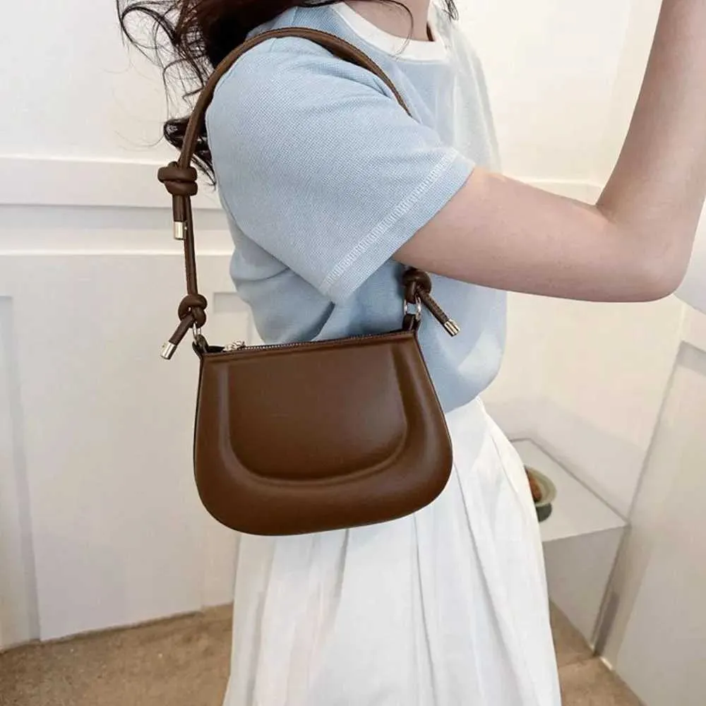 Designer Tasche Mode einfarbig unterwäsche frauen PU leder schulter tasche Y241115_voghion.com
