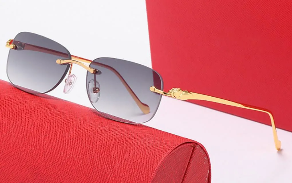 Lunettes de soleil de sport de style français pour hommes, mode écologique, homme et femme, verre sans monture, rétro, vintage, or_voghion.com
