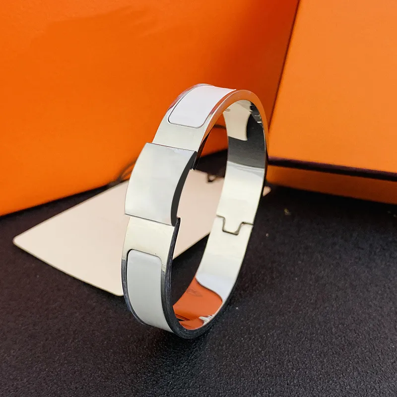 Sier Designer Fashion Jewelry Women Men Designs Lovers Couples Gift Charm Bangles Multi Color Titanium Steel Material_voghion.com